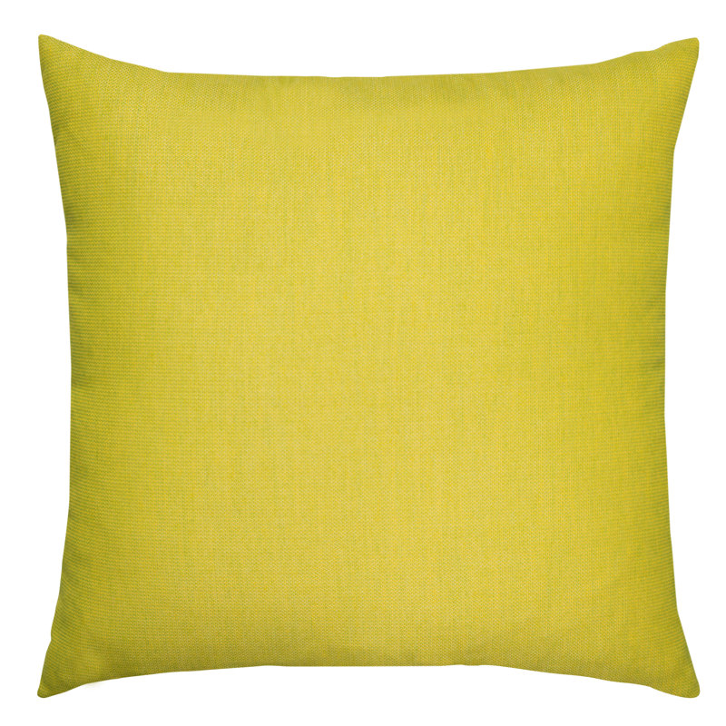 Micro Fringe Outdoor Square Sunbrella® Pillow Cover & Insert, Carbon, Square 20"