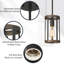 Luminaire suspendu cylindrique à 1 lumière Sarmiento