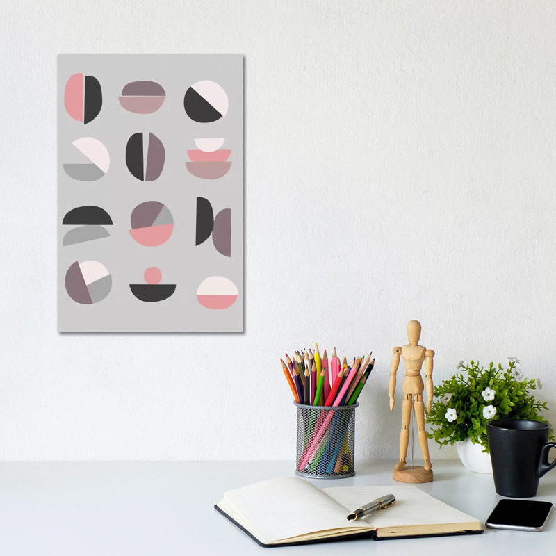 Pastel Geometry IV by Mareike Böhmer - Wrapped Canvas Gallery-Wrapped Canvas Giclée, 20.32 cm H x 30.48 cm W