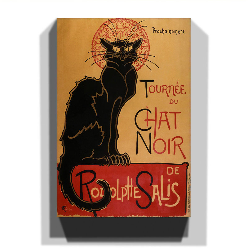 Theophile Steinlen - Wrapped Canvas Painting, 50cm H x 35cm W