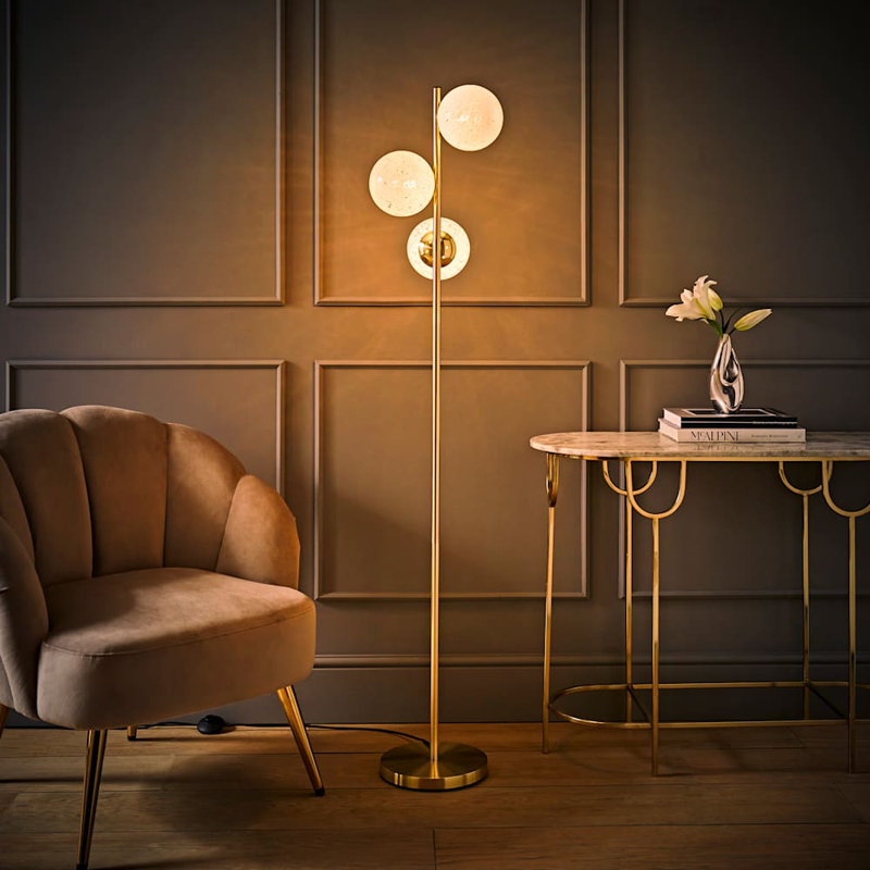 Alcivar 158.5cm Polished Traditional Floor Lamp