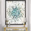 «Geometric Blue Spots II», reproduction d'art sur toile-51145599-51145606