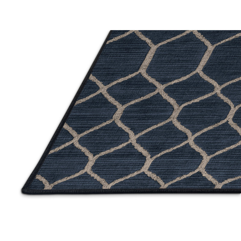 Tapis gris en treillis lavable à la machine, Tapis de couloir 2 pi x 5 pi