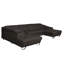 Natron Leather Corner U-form Sofa with Sleeping Function and Storage -2038222129-2038222157