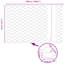 5000 cm W Steel Border Fencing