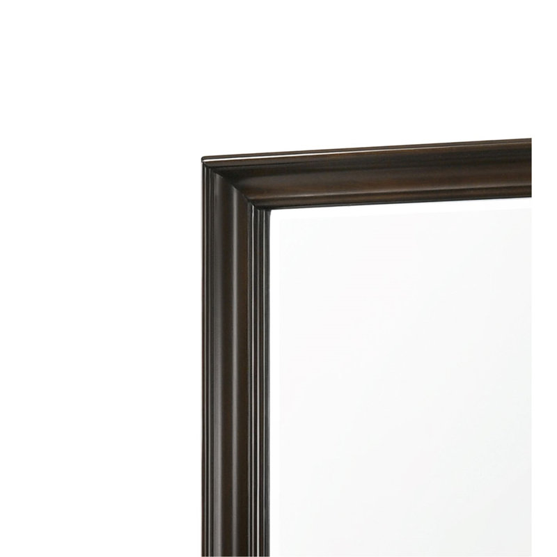 Versatile Square Mirror, Mahogany