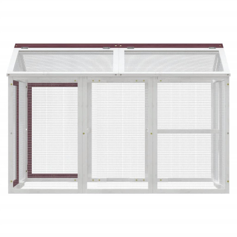 Encore Weather Resistant Small Animal Hutch, Mocha/White