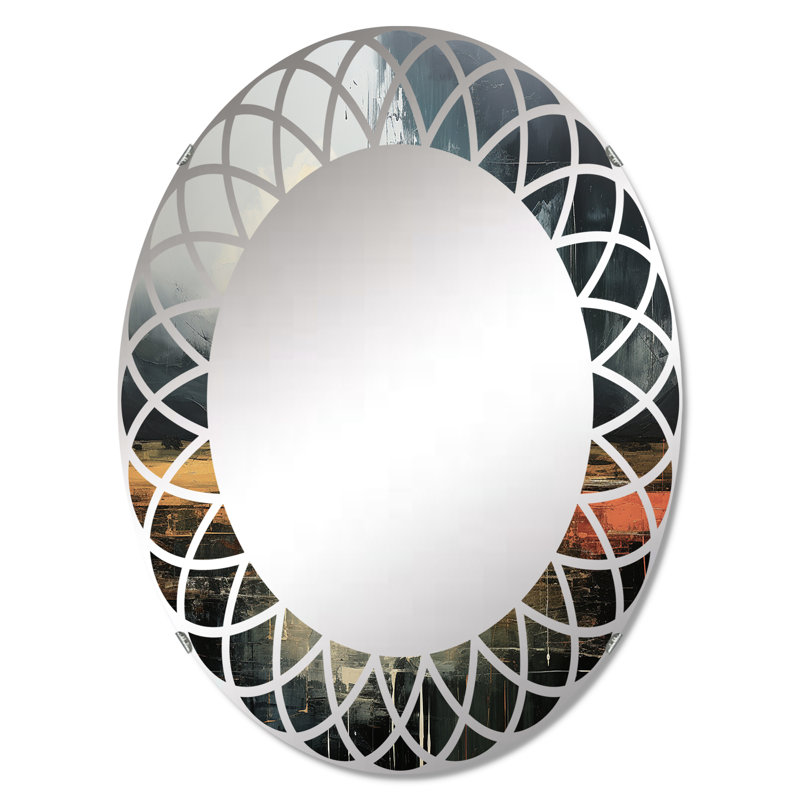 Skenrist - Miroir mural ovale, 36 po x 24 po