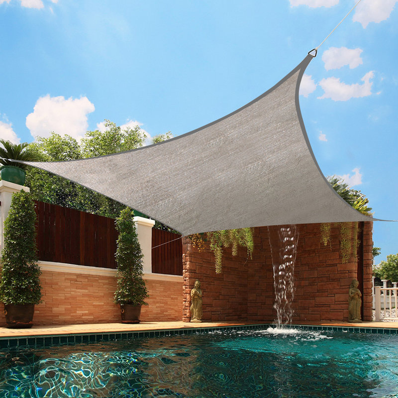 Drumnasole 3.6m x 3.6m Square Shade Sail, Grey