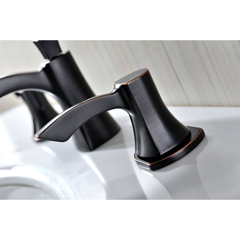Sonata 2-handle Bathroom Faucet with Drain Assembly, Oil Rubbed Bronze
