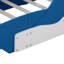 Lit plateforme simple en forme de voiture de course avec roulettes, bleu (VIEUX SKU: WF311965AAC)-1615142106