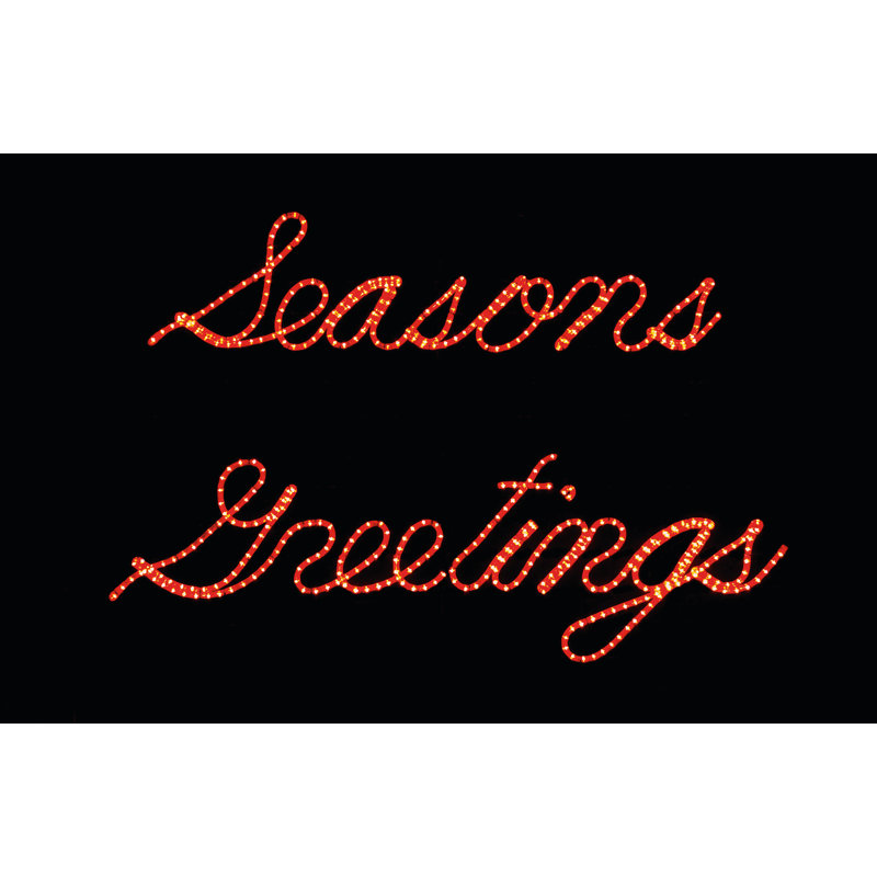 Panneau «Small Seasons Greetings»