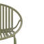 Ensemble de salle à manger extensible 7 pièces avec chaise empilable, vert et teck 7 pièces-436777366