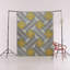 Gray-Yellow Themed Cross Geometric Shape Patterned Modern Decorative Rug-1170411861
