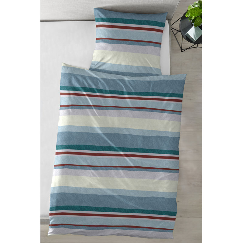 Ogden Single Duvet Cover Set, Blue