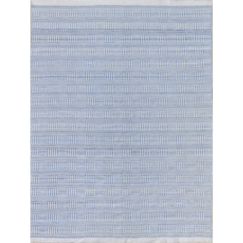 Naples Geometric Area Rug in Light Blue, Rectangle 12' x 15'