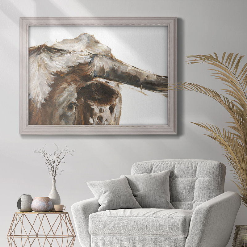 " Steer Clear II " Painting Print, 23" H x 32" W x 2.5" D