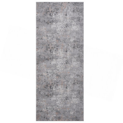 Collection 5X7 Grey/Multi/Abstract Non-Shedding Living Room Bedroom Dining Home Office Stylish And Stain Resistant Area Rug