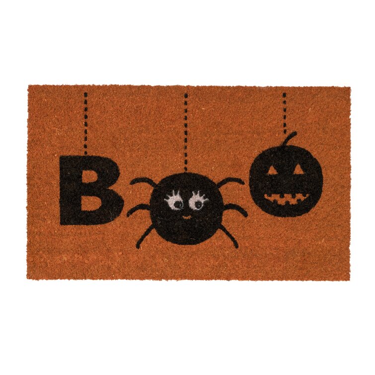 Farmhouse Boo Coir Door Mat