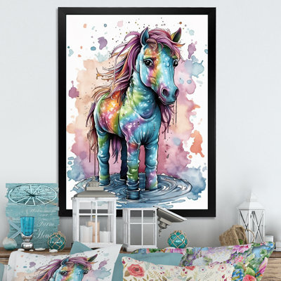Arc-en-ciel, licorne mystique