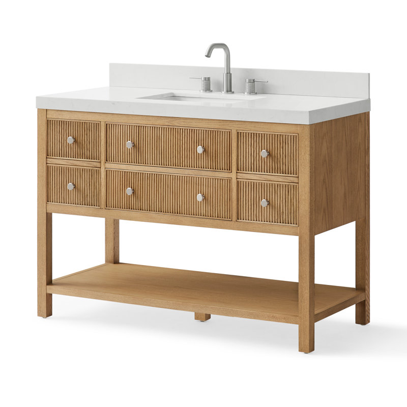  Rollins Bathroom Vanity, Chêne naturel, 48"