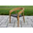 Estate 7 Pc. Round Teak & Stone Dining Set With Wicker Stacking Chairs-1976197127-1976197121
