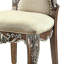 Chaise d'appoint rembourrée (ensemble de 2)