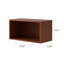 Modern Wooden Bookcase With Storage Cabinet