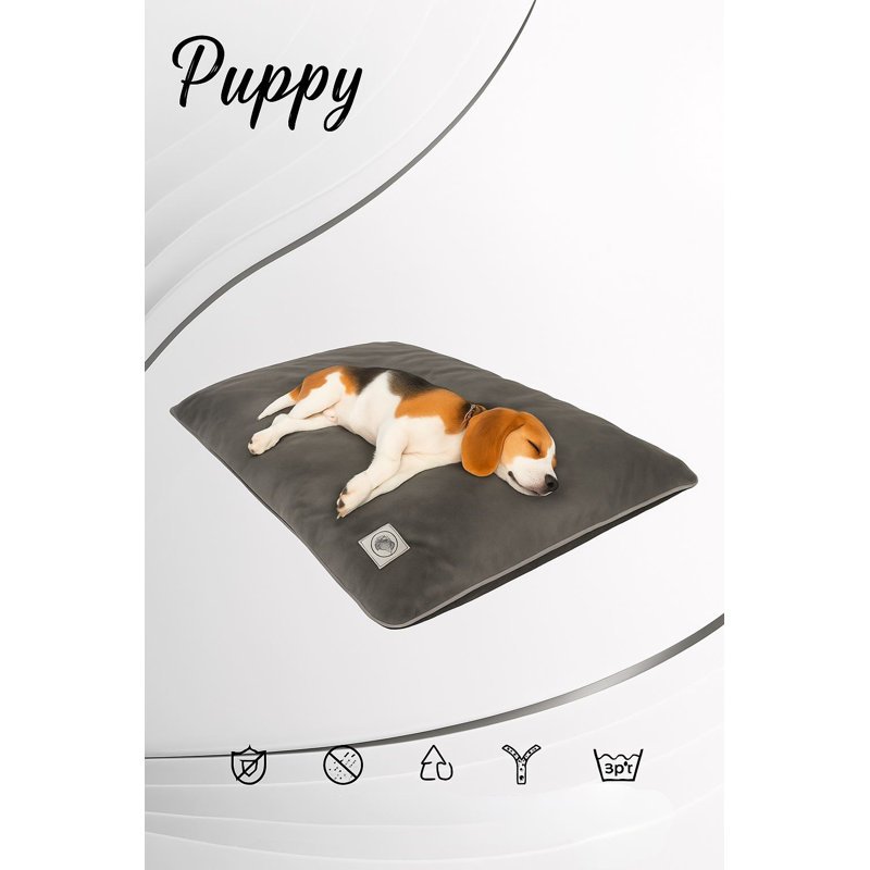 Lit pour animal de compagnie, L 31,5 po x l 19,7 po, Gris