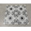 Carrelage décoratif carré en cristal pour comptoir, plancher et mur 12 po x 12 po Crystal Black - Design moderne, finition mate