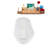 55.3 " L x 28.3 " W Freestanding and Mounting / Installation Required Soaking Acrylic Bathtub-95288621
