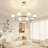 35.4" Crystal LED Round Chandelier-930296278