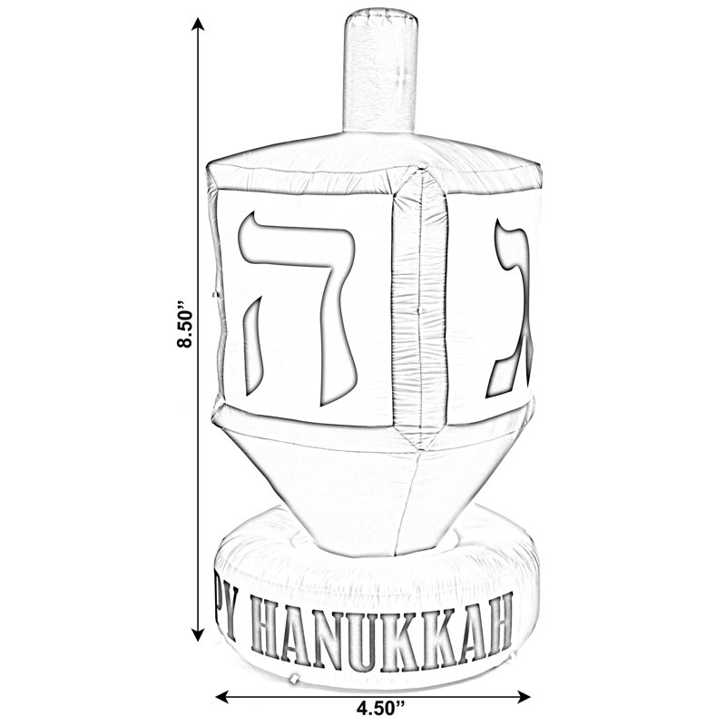 Gonflable de cour dreidel