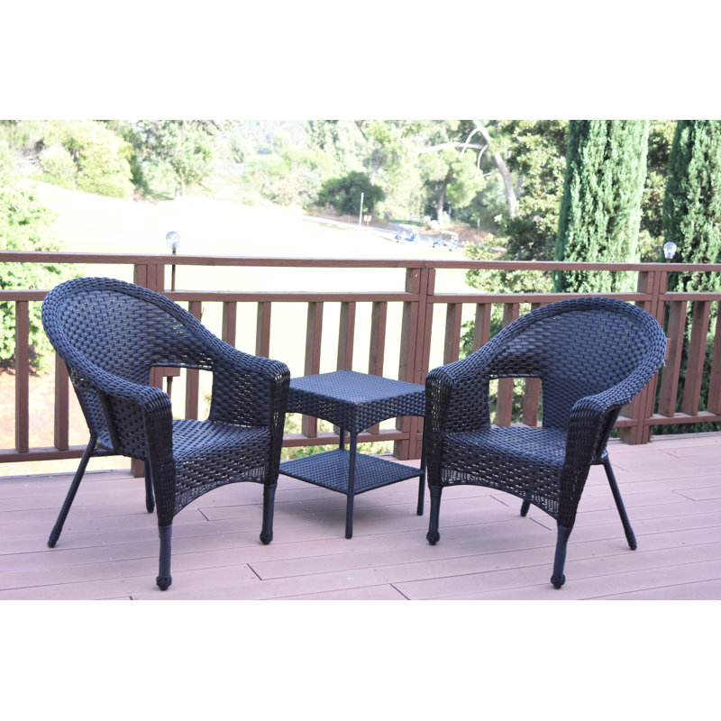 Roundtree 2 - Person Patio Conversation Set, Espresso