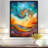 Celestial Abstract Mountain Landscape IV - Abstract Landscapes Wall Art-2083250129-2083250137-2083250130