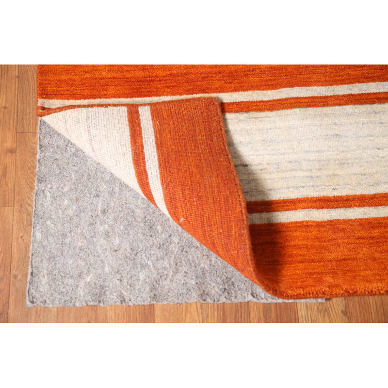 Tapis indien rayé Gabbeh 8 x 11
