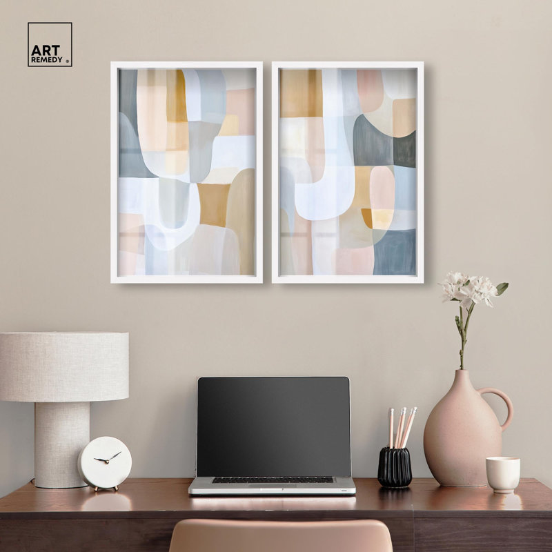 Harmony Living Art , H 25 po x l 17 po, Blanc