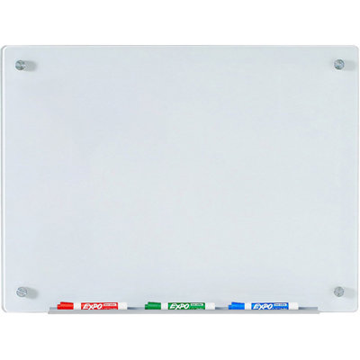 Audio-Visual Direct Non-Magnetic Glass Dry-Erase Board