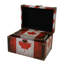 Ensemble de boîte décorative 2 pièces à drapeau canadien Chumley