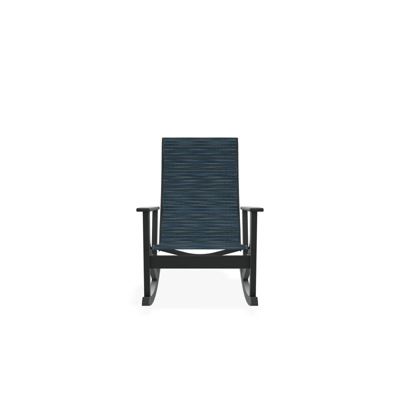 Fauteuil berçant Wexler, Graphite, Nimbus océan