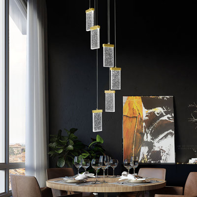 Luminaire suspendu en cristal Chandeliers Réglable Mordern