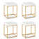 Ilminster Upholstered Counter Stool with Metal Frame