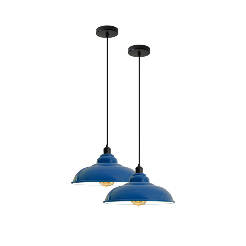 Phoibos 1 - Light Dome Pendant, Blue