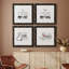 Bring My Cat - ensemble de 4 pièces d'art textuel sur toile-60148760-60148764