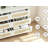 Nursery Rattan Dresser for Bedroom, Modern 6 Drawer Wooden Dresser Chest, Wide Wood Beside Table-873795286