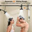 Pomme de douche double avec glissière réglable d'origine, pomme de douche double haute pression pour deux personnes, système de 2 pommes de douche pour les couples, convivial pour les locataires, similaire au spa, cadeau pour-122060970