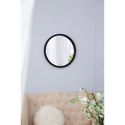 Charmant miroir mural à cadre en bois