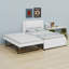 Structure de lit rembourrée moderne avec lit gigogne convertible pour des arrangements de sommeil flexibles-814471573