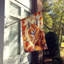 Chat en feuilles d'automne-112700461