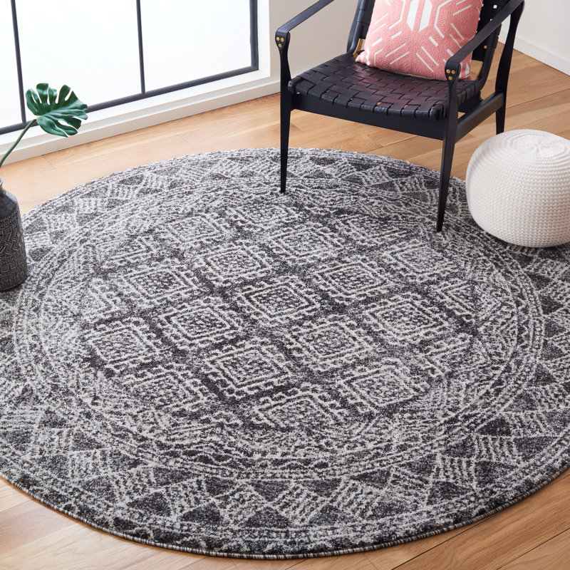 Adley Performance Southwestern Rug, Round 6'7"